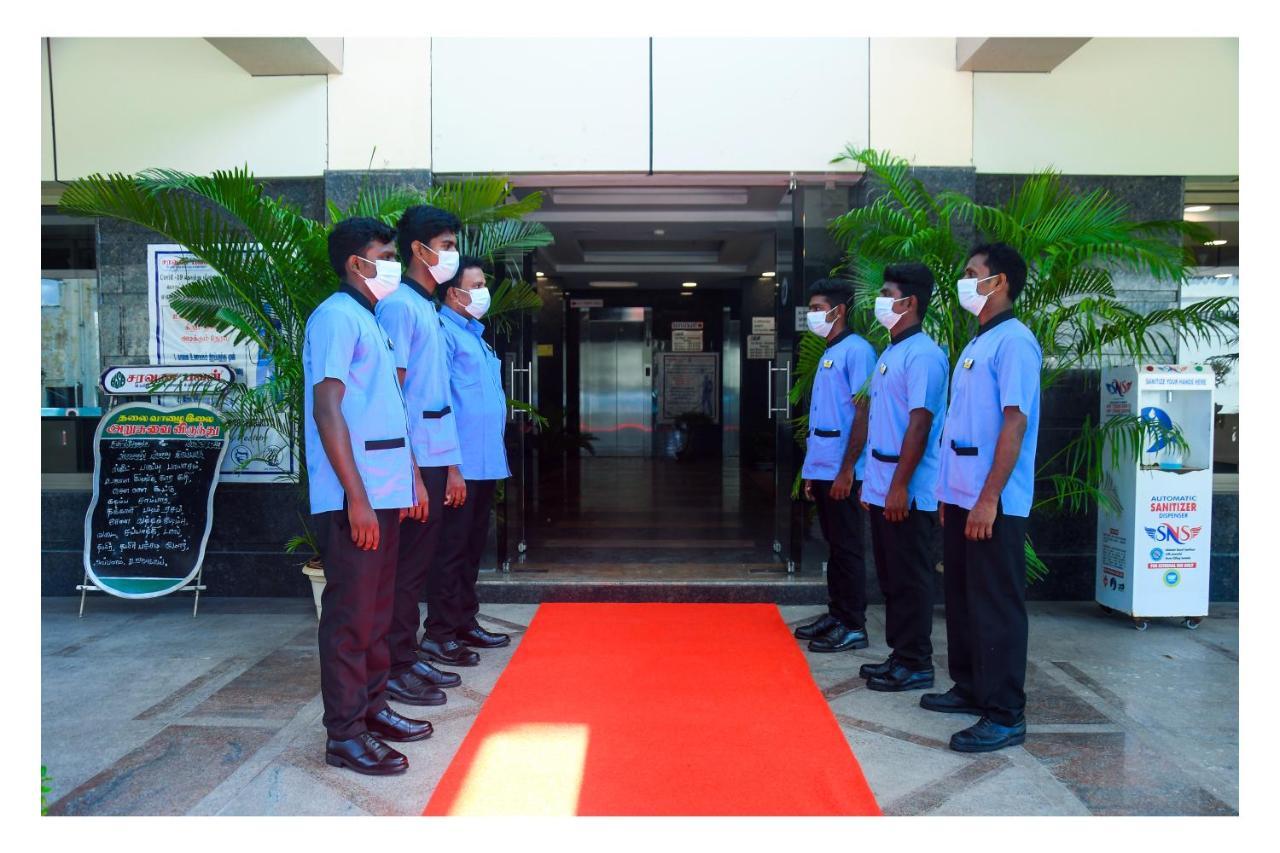 Hotel Sr Tiruchendur Tiruchchendūr Exteriér fotografie